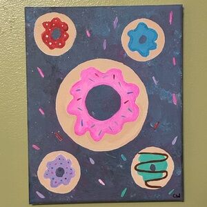 The Donut Gang Painting